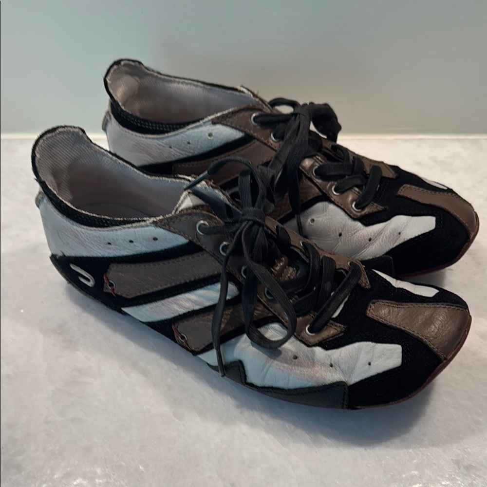 Diesel Black Brown and Grey Sneakers men’s 10.5